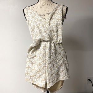 Poetry spandex floral romper